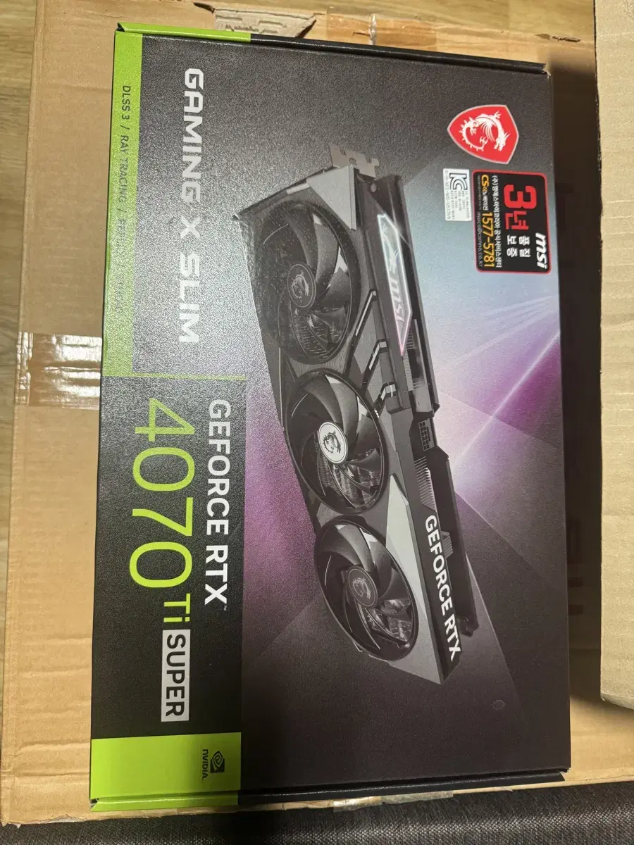 Rtx4070ti super 트리오 슬림